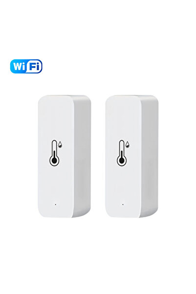 choice2 2Pcs Wifi Tuya Smart WiFi Temperature Humidity Sensor Indoor Hygromet...