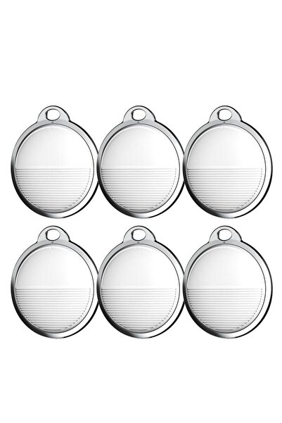 Choice1 6PCS White Mini GPS Tracker For Ios System Find My APP Air Tag Key Fi...