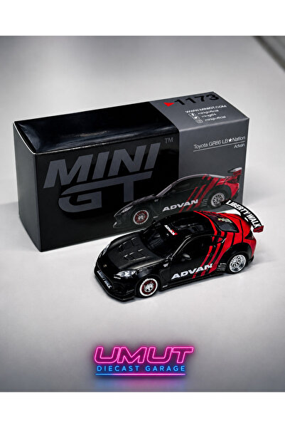 mini gt Toyota GR86 LB Nation Advan MGT01173