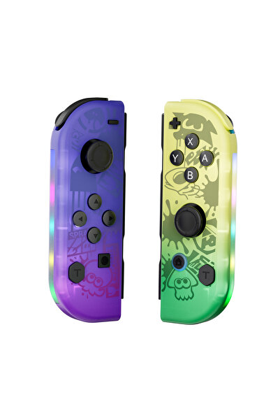 Choice3 Splatoon GAMINJA Wireless Joy-Con Controller for Nintendo Switch RGB ...