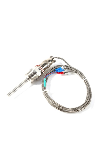 Choice GS00006 RTD PT100 Temperature Sensor 1/2" NPT Threads with 2 Meter Cab...