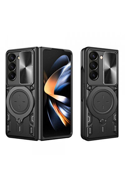 Samsung Husa pentru Galaxy Z Fold5 F946, Techsuit, CamGuard Pro, Neagra