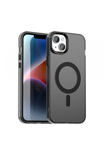 Apple Husa MagSafe pentru iPhone 13, Techsuit, CandyCase, Neagra
