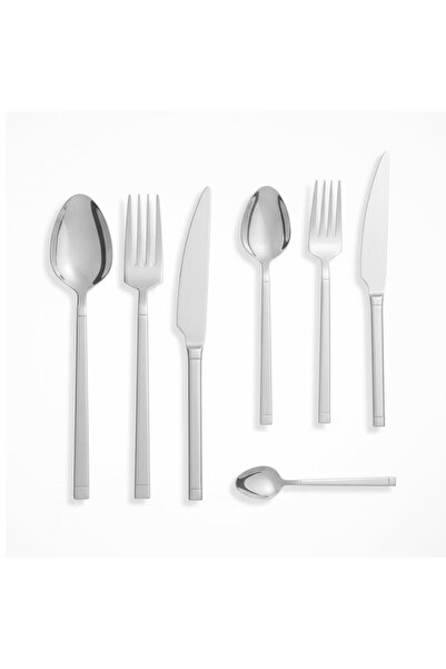 Serenk New York Edelstahl-Besteckset 42-teilig – Premium Besteckset für 6 Per...