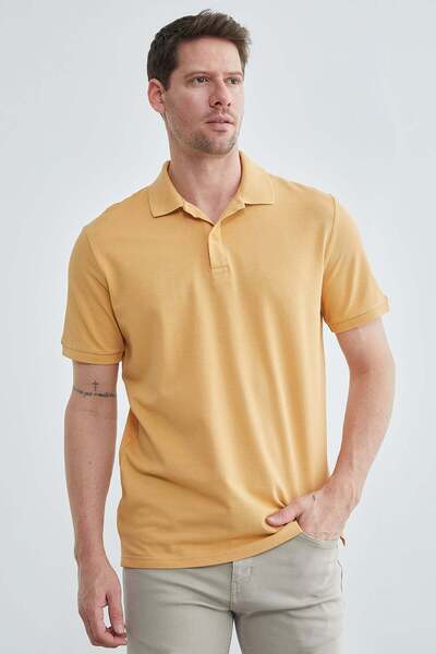 Fulla Moda Basic Polo Yaka Pike Tişört
