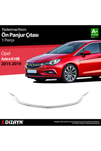 S Dizayn S-Dizayn Opel Astra K HB Krom Ön Panjur Çıtası 1 Prç. 2015-2022 6829180