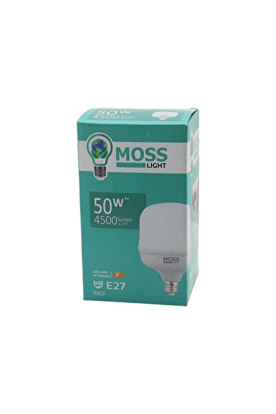 Go İthalat 50W Torch Led Bulb Plastic E27 4500Lumen L175 °   5000 Hours Life ...