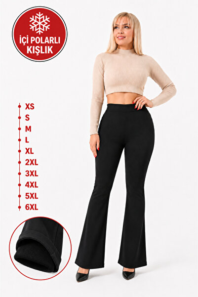 Livik Spanish Trotting Winter with Fleece Inside Plus Size Diving Fabric High...