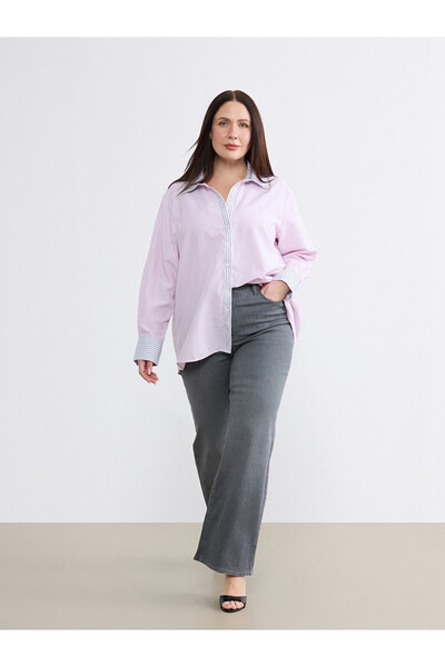 LC Waikiki Alita City Big Size Wideleg Women's Jean Pants with a Difference i...