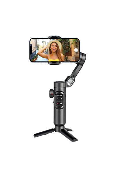 Choice Basic(No Light) AOCHUAN 3-Axis Handheld Gimbal Stabilizer for Smartpho...