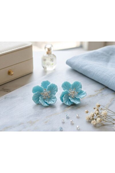 Generic Brand Complete Your Elegance with Floral Pattern Elegant Earrings