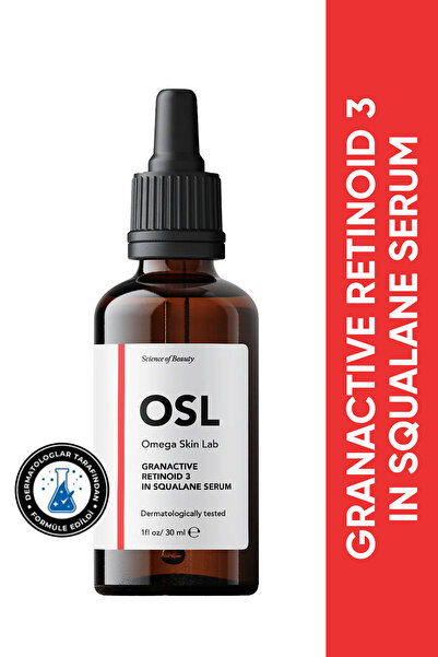 OSL Omega Skin Lab أوميغا سكين لاب جرانأكتيف ريتينويد 3% في سيروم سكوالين 30 مل