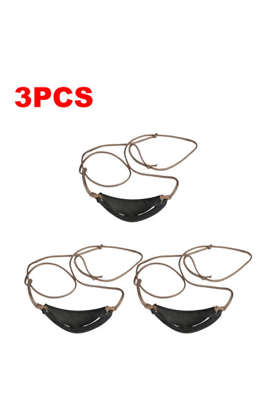 Choice3 3PCS 1-4PCS Old-Fashioned Slingshot Leather Throwing Sling Handmade S...