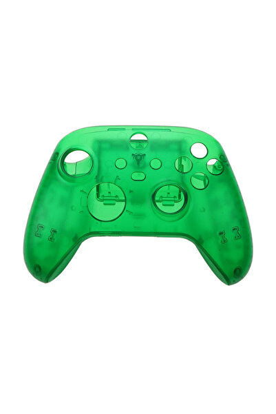 JCD غطاء خلفي أمامي شفاف باللون الأخضر لجهاز تحكم Xbox Series X S، غطاء بديل ...