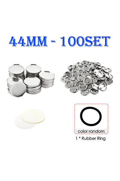 Choice1 44mm 100 Set 100Sets 25/32/37/44/58MM Round Badge Pin Button Maker Ma...