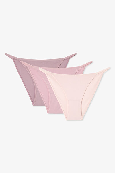 Penti Deep Clay Strap 3-Pack Slip Panties