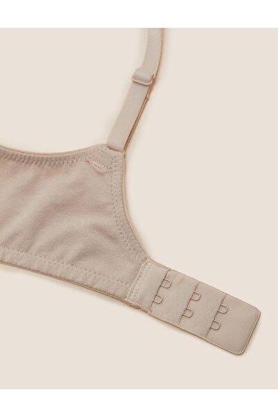 Marks & Spencer 3'lü Pamuklu Push Up T-Shirt Sütyeni