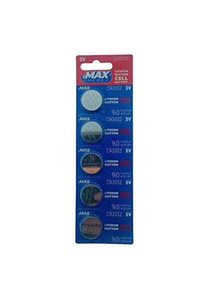 Zersan Zmax Energy Lityum CR2032 Para Pil 5'li