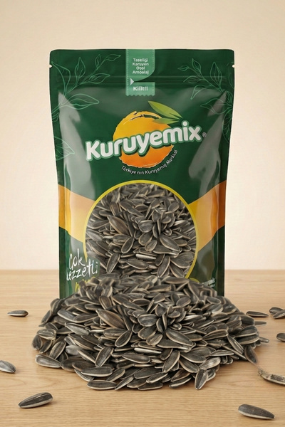 Doğal Siyah Ayçekirdeği Çiğ - Çıtır ve En Sevilen Atıştırmalık [250G]