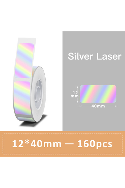Choice10 12x40mm 1PK Thermal Paper Self Adhesive Sticker for Marklife P15 P12...