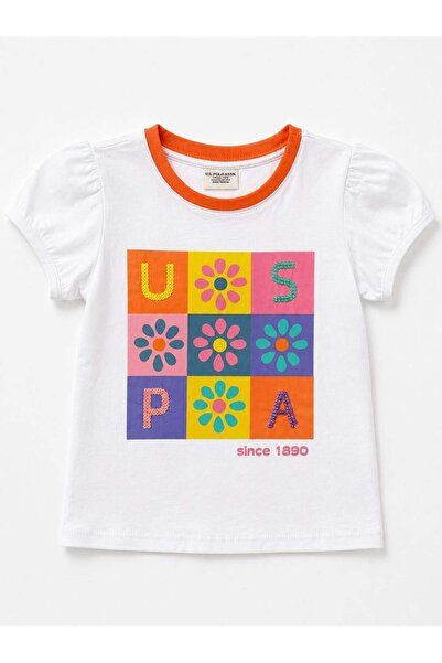 U.S. Polo Assn. Μπλουζάκι με σχέδιο για κορίτσια U.S. Polo Assn, για ηλικίες ...