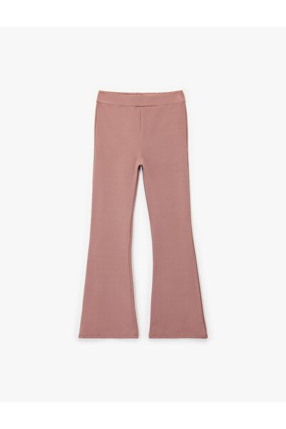 Koton Детски плетени панталони за момичета 6WKG40168AK LILAC