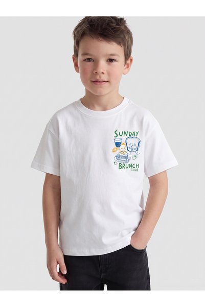 Zuvi Baby Sunday Brunch Club Printed Kids T-Shirt