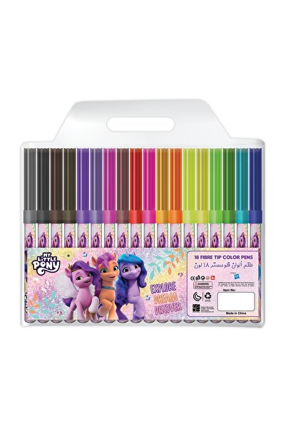 MY LITTLE PONY أقلام تلوين بطرف من الألياف - 18 قطعة