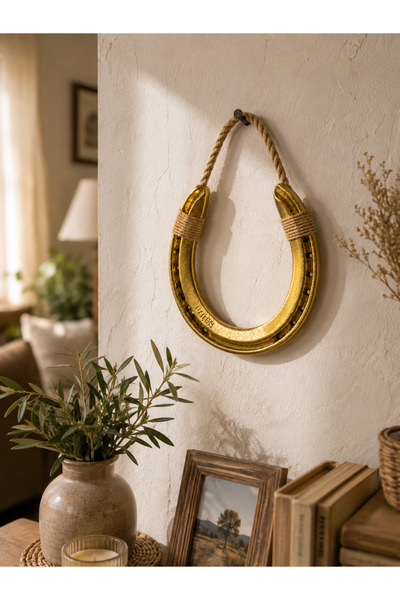 İNCİ sepette Lucky Horseshoe, Golden Anniversary Gift, Gift for Horse Lovers,...
