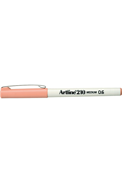 Generic Brand 210N Felt Tip Writing Pen Tip:0.6Mm Apricot
