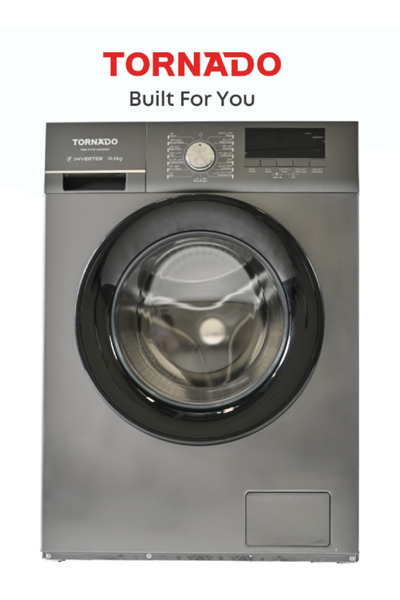 Tornado Front Load Inverter Washing Machine 10 Kg, BLDC Motor, Twin Wash Tech...