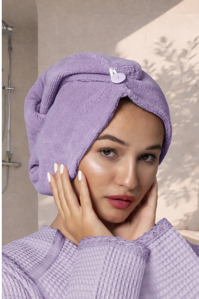 Ellia Soft Microfibră groasă de păr elegantă |   Capac pentru uscarea parului...