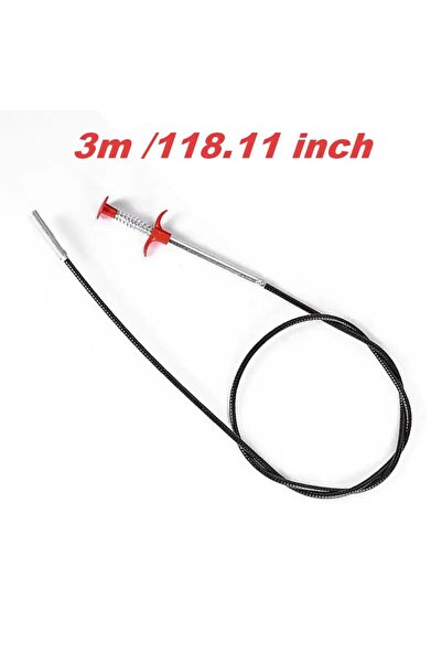 Choice4 1Pc 3m 118.11Inch Flexible Grabber Claw Pick up Reacher Tool (Drain C...