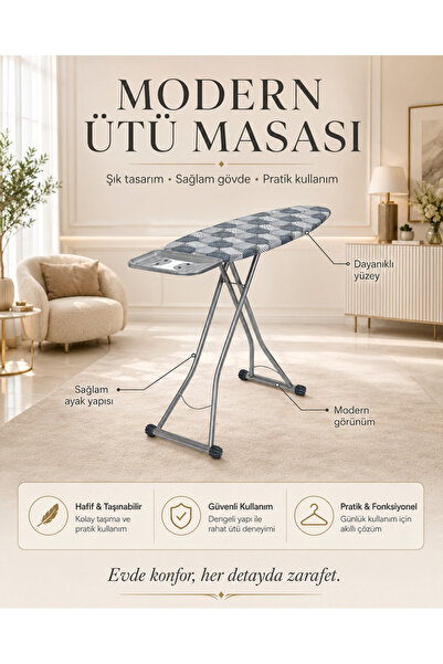 NOKHBA Nk-0150-amanı Farklı Ütü Başlıklı Ütü Masası