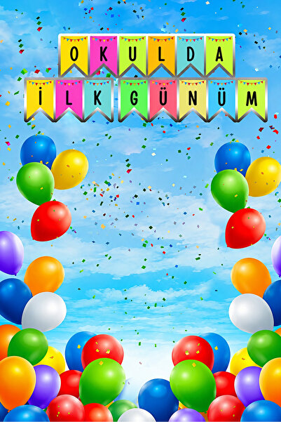 PROMISEBACKDROP2 200X200 EK DİKİŞLİ OKULDA İLK GÜNÜM / افتتاح المدرسة / لوحة ...