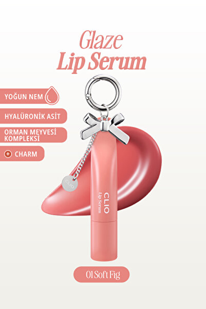 CLIO Dolgun Görünüm Kazandıran, Parlak, Besleyici, Renkli Dudak Serumu Glaze ...