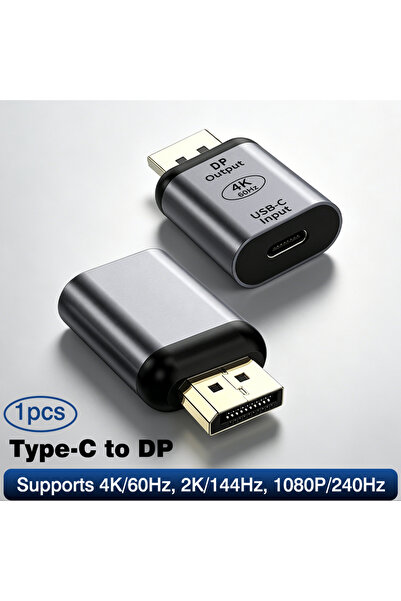 Choice Type C to DP UGOURD USB C Female to HDMI/DP Male Adapter 4K@60Hz 2K@14...