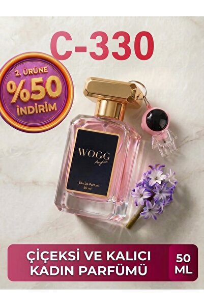 WOGG PARFÜM C330 Loveee | Uzun Süre Kalıcı | Yaz Kokusu | 50 ml EDP Kadın Par...