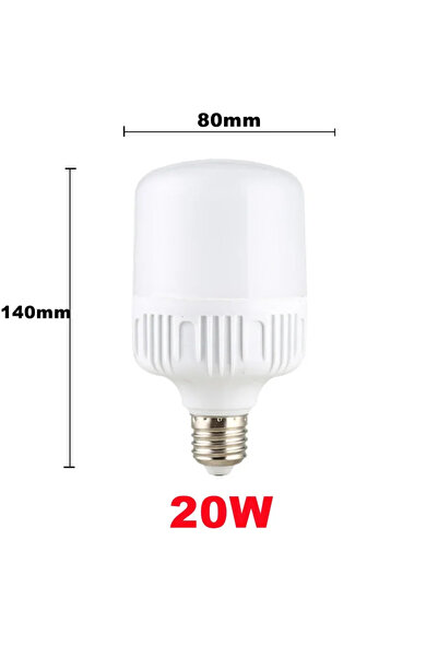 Choice White Light 20W E27 LED Screw Mouth Light 100W 220V High Brightness Li...
