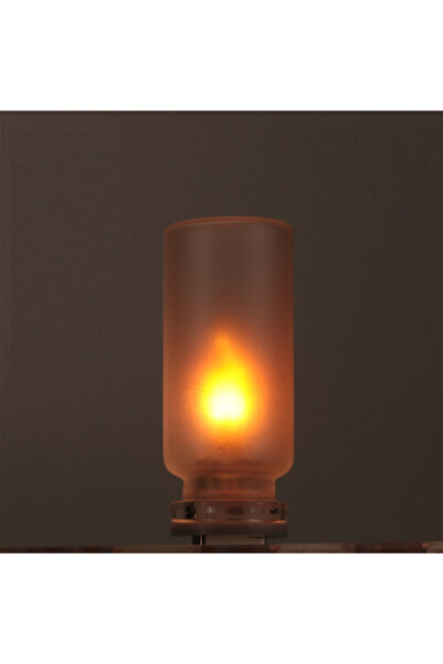 Choice1 Frosted USB LED Flashing Candle Light 5V Flame Night Light Frosted Cl...