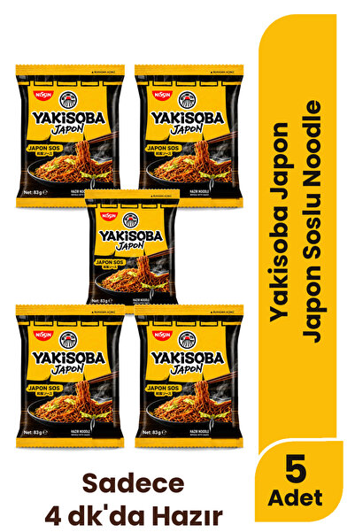 Nissin Noodles NİSSİN YAKİSOBA NOODLE JAPON SOS 83G *5 ADET 415 GR