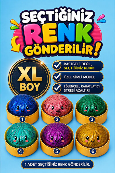 4koma Çin Mantısı Squishy Dumbling Seçtiğiniz Bir Renk Gönderilir Simli XL bo...