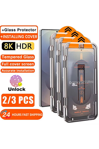 Choice29 Galaxy S25 Tempered glass 2 pieces 3Pcs Dust Free Easy Installation ...