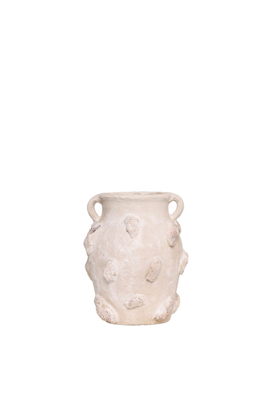 Yargıcı Sea Shell Terracotta Vase (20X25 cm)