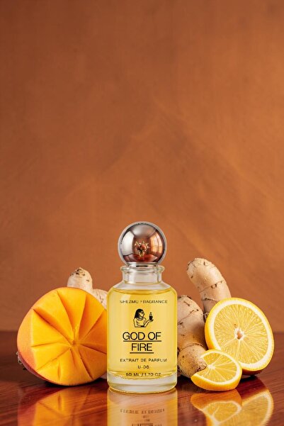 Shezmu Fragrance God of Fire Unisex Extrait de Parfum - Egzotik Mango, Zencef...