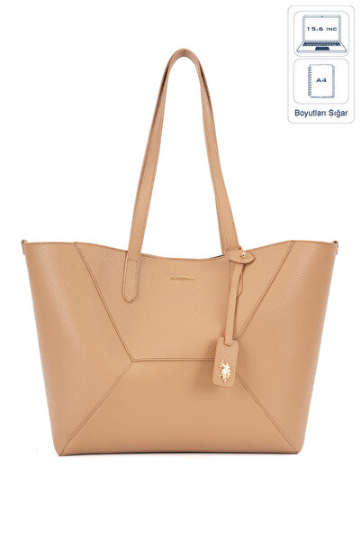 U.S. Polo Assn. K.Beige Women's Shoulder Bag Us26525