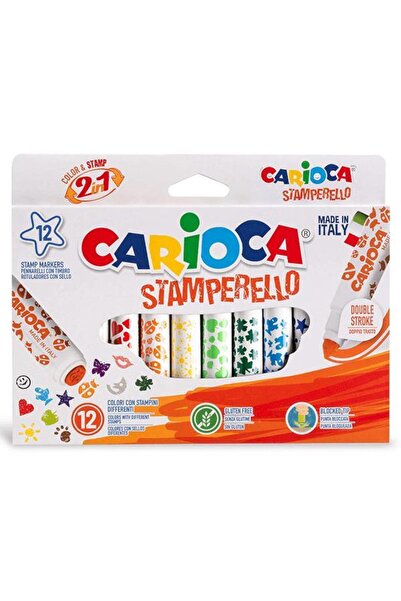 carioca Brand: Carioca Stamperello 12 Color Stamp Felt Tip Pen 42240 Category...