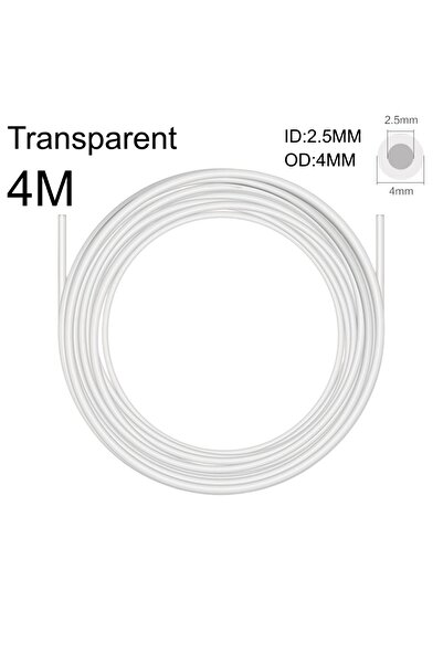 Choice5 Transparent 4M PTFE Bowden Tube ID 2.5MM OD 4MM For 3D Printer Bambu ...