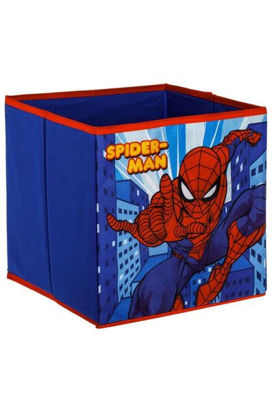 BAMI NETWORK Cutie depozitare Spiderman albastra polipropilena 25x25x25cm baieti