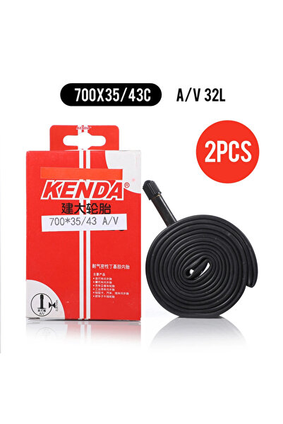 Kenda 2pc 700x35-43C AV32L 2PCS Bicycle Inner Tube 700C 23C 25C 28C 35C 45C C...